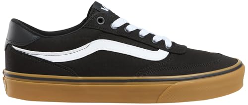 Vans Brooklyn LS, Zapatillas Hombre, Lona Negra Goma, 40.5 EU
