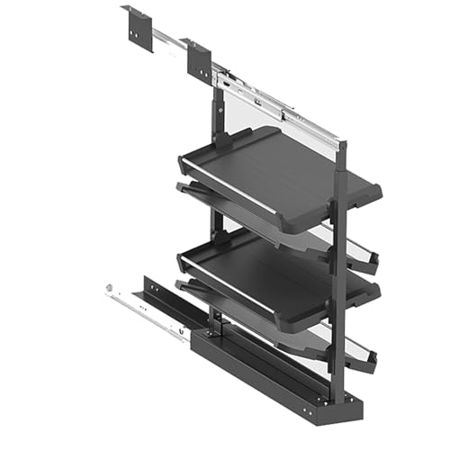 Étagère à chaussures coulissante rétractable pour optimiser les petits espaces