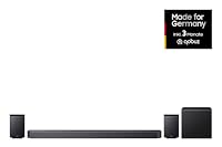 Samsung HW-Q935GH Q-Series 9.1.4-Kanal Surround-Soundbar für Fernseher, Kabelloser 8"-Subwoofer, 2.0.2-Kanal-Rücklautsprecher, Kabellos Dolby Atmos, SpaceFit Sound Pro, Q-Symphony, Google Home & Alexa – Ansicht 2