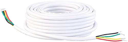 Câble de Connexion 4 conducteurs pour visiophone VSA-600, 10 m [Somikon] Cover