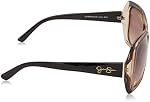 Jessica Simpson J5234 BRN Lunettes de soleil rondes Iridium non polarisées pour femme