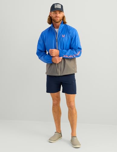 HUK Men's Tradewinds Jacket, Lightweight, Waterproof Windbreaker with UPF Sun Protection3