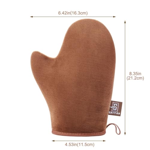 G GAIYAH GAIYAH Self Tanning Mitt Applicator Self Tanner Mitt Applicator Tanning Mitts Self Tanner With Thumb Ultra Soft Tanning Glove For Self Tan Mitt 3 Pack
