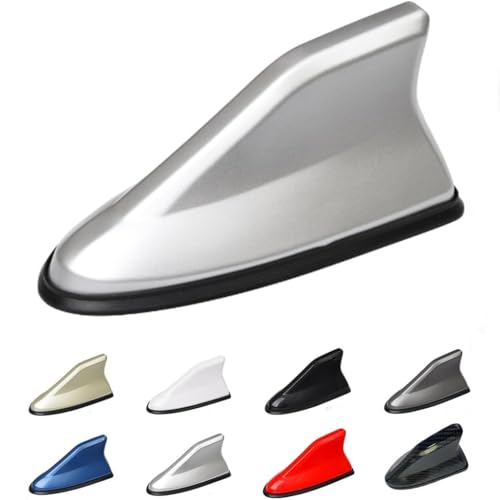 Shark Fin Antenna Cover for KIA Optima/K5(TF) 3.Generation 2011 2012 2013 2014 2015, Shark Fin Antenna Topper Roof Aerial Cover Trim Car Accessories, Silver