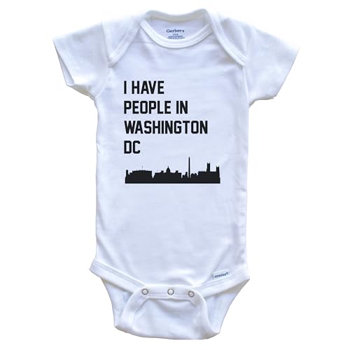 Really Awesome Shirts I Have People In Washington DC Skyline Baby Bodysuit