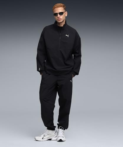 Image of PUMA , Men, PUMATECH Half-Zip Crew, Black, L (63210101)