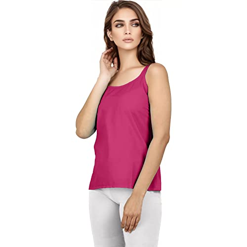 Image of Cotton Short Camisole Non-Stretchable Slip for Women | Short Kurti Slip | Short Camisole | Half-Length Lining | Waist Length Inner | Sameez | Samij(Half Slip)