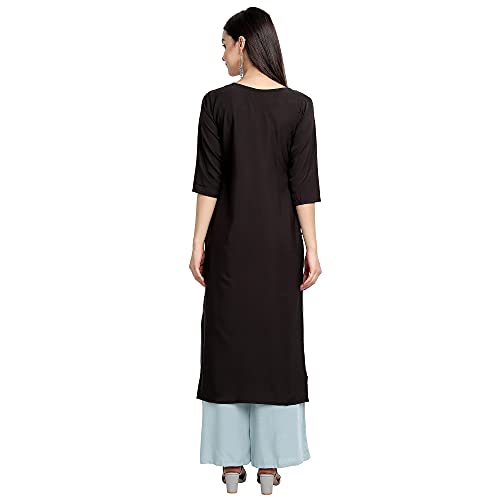 Image of Women's Crepe Straight Kurta