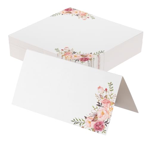 Marque-places de table motif floral 10,2 cm pour reception de mariage de qualite