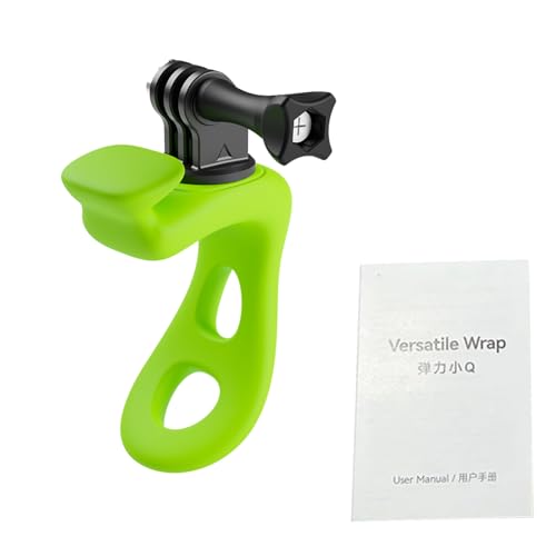 Soporte de cámara flexible Karlak de 360 grados con silicona verde para viajes