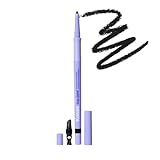 Kosas Soulgazer Gel Eyeliner (Hypnotize) - Waterproof, Smudge-Proof Pen with Hyaluronic Acid - Retractable Eyeliner Pencil with Sharpener & Smudger, Long-Lasting - Intense Black Matte