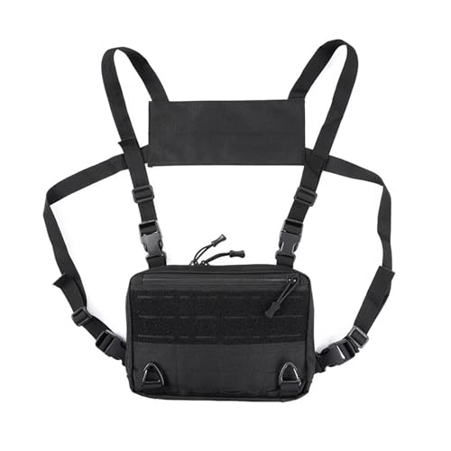 Sac de poitrine tactique laser KLVN camouflage pour homme avec système Molle