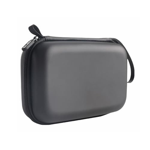 Generico Przenośna torba do przechowywania PU na DJI Osmo kieszeń 4, wodoodporna, odporna na wstrząsy obudowa ochronna, torba podróżna Osmo kieszeń 4 twarde etui na akcesoria, czarne, standardowa