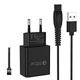 【Liste de colisage】1X Adaptateur Secteur USB, 1X Cable,1X brosse de nettoyage.