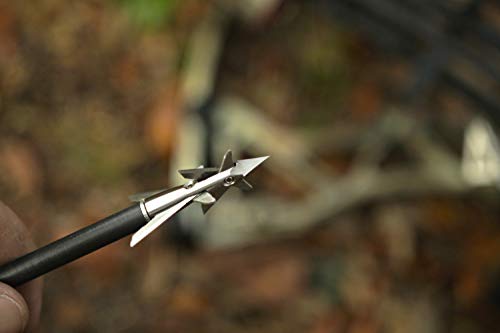 Truglo Archery 4-Blade Truglo Mechanical Titanium Broadheads 4 Blades 100 Grains, Multi, 27-Inch Us #TOP4