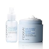 FEKKAI Super Strength+ Hair Recovery Duo - Includes Everstrong Bonding Oil (1.7 oz) + Repair Mask (7.5 oz) - Free of Sulfates, Parabens, Phthalates - Vegan, Cruelty-Free