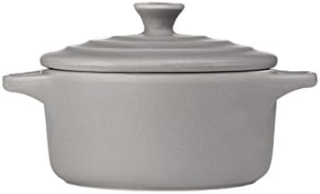 Premier Housewares Oven Love Mini Casserole Dish, Grey, 0.23 Litre