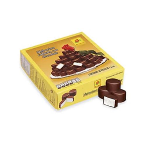 De La Rosa Chocolate Covered Marshmallows Box of 50 pieces