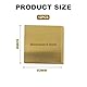 Flewdart 12pcs Messingblech 0.5mm, brass sheet 50 x 50 x 0,5 mm, messing platte kupferblech Für DIY Schneiden Handwerk Machen