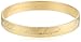 kate spade new york "Bride" Gold-Tone Engraved Idiom Bangle Bracelet