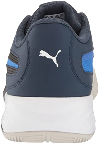 PUMA Men's Triple Basketball Shoes, White-Black, 10.53
