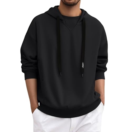 Sweats à capuche noirs pour hommes parfaits pour un style casual et décontracté en hiver