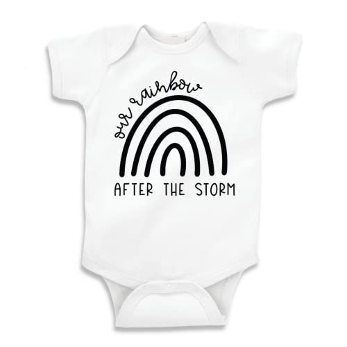 Image of Bump and Beyond Designs Pregnancy Announcement, Rainbow After the Storm