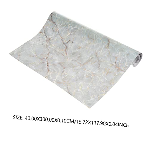 Pegatina de pared de mármol OSALADI autoadhesiva y resistente para muebles 7