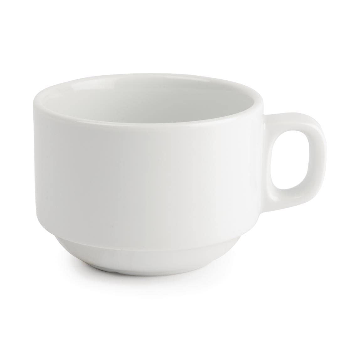 Classic White Stacking Tea Cup
