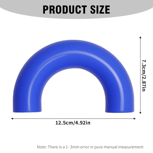 SYOWADA 2PCS Blue Tow Hook Covers, Replacement for Ford F Series 150 Lightning 2022-2025, Impact Resistant and Easy Install ClickFit by SYOWADA - Image 3