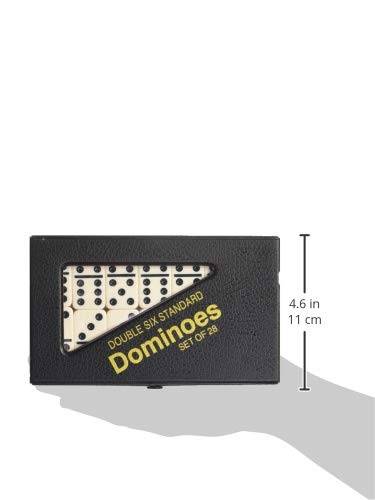 Domino  Amazon.com: CHH D6 Standard Dominoes Ivory with White Pips