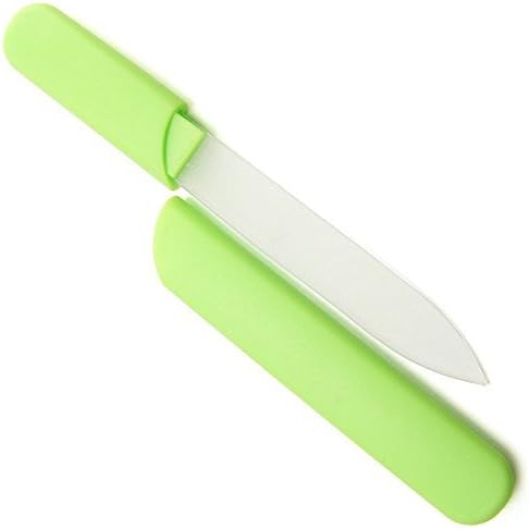 Crystal Glass, Genuine Czech 5 Inch Nail File in Green Hard Case