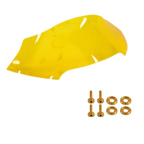 Spoiler pare-brise réglable de haute précision pour moto Harley Road Glide FLTRX 2015-2023 jaune