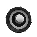  Almencla IBC Raccord Robinet en PP Chromé Raccord Rapide Adaptateur de Cuve Joint 95mm à 60mm