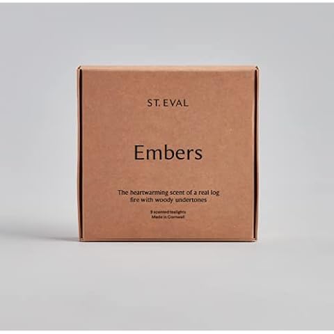 St Eval Natural Scented Tealights x 9 - Embers Cover