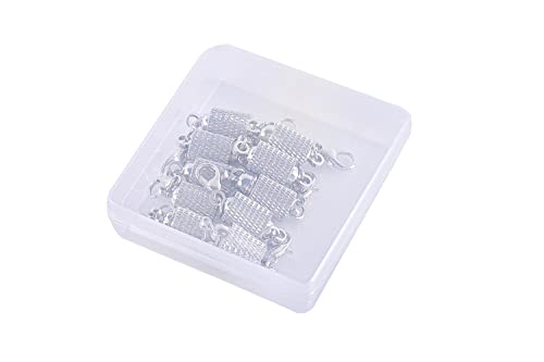 Konmay CLP1353-RHD 10 Sets Rhodium Screw-In Magnetic Necklace Clasps, Safety Magnetic Converter Clasps For Jewelry Making thumb #5