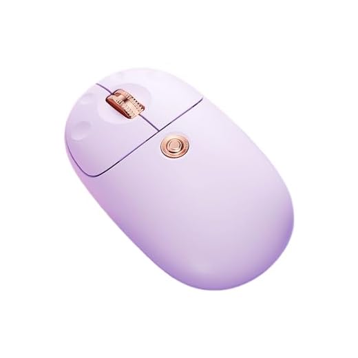 TISHLED Cute Cat Paw Wireless Mouse Dual-Mode 2.4Ghz/Bluetooth 5.0 Silent Ergonomic Optical Mice 3-Level DPI USB-C Fast Charge Lightweight Kawaii for Girls/Kids/Office/Computer/Laptop, Purple