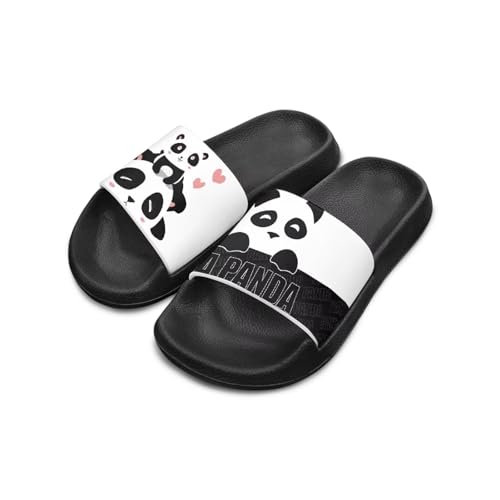 Cute Animals Summer Slippers for Boys Girls Indoor Kids Slide Sandals Comfort Cushion Footbed House Slipper