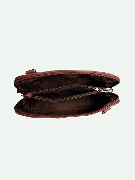 Printed Vegan Leather Sling Bag for Women – Stylish Crossbody Handbag with Adjustable Strap, Lightweight Purse for Travel & Everyday Use