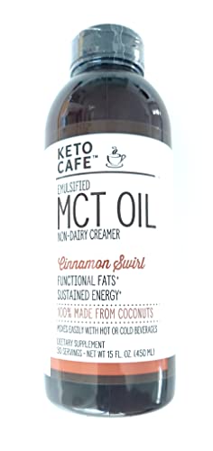 Keto Cafe MCT Oil Non-Dairy Creamer Cinnamon Swirl 30 Servings