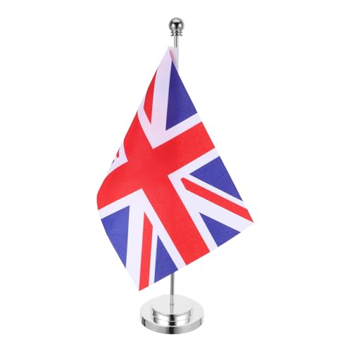 Drapeaux de table britanniques en acier pour décor de prestige - 6