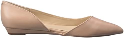 NINE WEST Women's Saige Ballet Flat, Light Natural Synthetic, 8 | Image 5