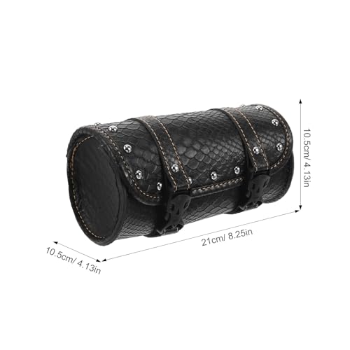 Bolsa de silla para motocicleta Mikinona patrón, pequeña, liberación rápida, organizador trasero y delantero, impermeable, mini almacenamiento de herramientas para moto miniatura 2