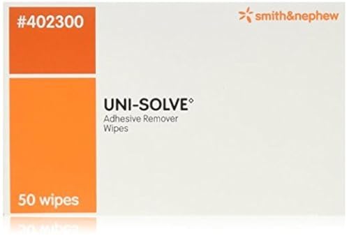 Uni-Solve Adhesive Remover Wipes [402300] 50 Ct Box (Pack of 3 Boxes)