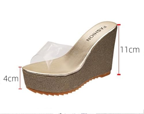 Women's Rhinestones Wedge Sandal4