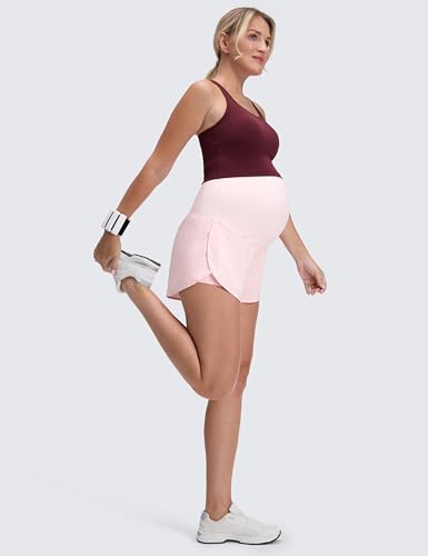 CRZ YOGA Maternité Short 2 en 1 Dauphin 7.6 cm Rose Fraise 40 – vue 3