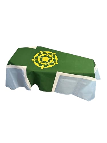 Bandera de ataúd Derbyshire Premium con acabados artesanales para protocolo 2