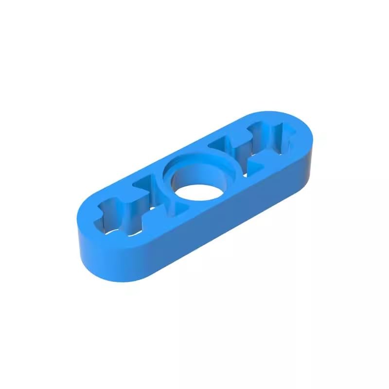 GDS-689 Compatible with LEGO 6632 Technic Beam 1x3 Thin, Dark Azure, 50 PCS — image 1