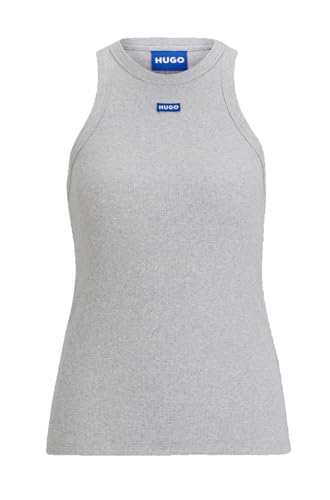 Hugo Box Logo Easy Tank débardeur femme en coton basique et confortable