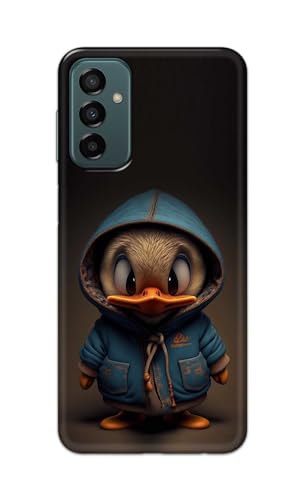 Image of Plastic Printfidaa Printed Hard Back Cover Case For Samsung Galaxy F23 5G | Samsung Galaxy M23 5G Back Cover (Animated Duck) -112, Multicolor